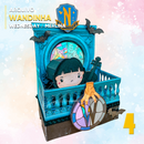 Caixa Wandinha personalizada com tema sombrio e design inspirado na personagem da série