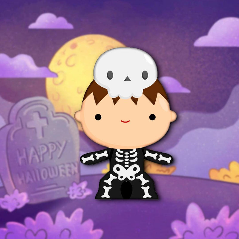 Papertoy Esqueleto - Arquivo Digital para Recorte - Quatro Cambalhotas