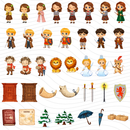 Kit Digital Cronicas Encantadas (Narnia) – Cliparts, Papéis Digitais e Fontes - Quatro Cambalhotas