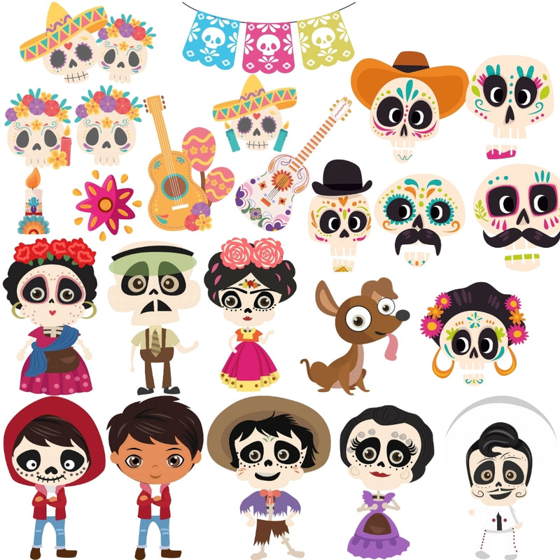 Kit Digital Viva: A Vida é uma Festa – Cliparts, Papéis Digitais e Fontes - Quatro Cambalhotas