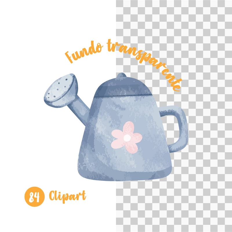 Digital Garden and Fruit Kit – Cliparts, Digital Papers and Fonts