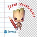 Cliparts Super Heróis Escolar – Kit Digital com 57 Ilustrações