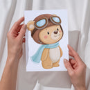 Kit Digital Teddy Bear • Ursinho Aviador – Cliparts, Papéis Digitais e Fontes