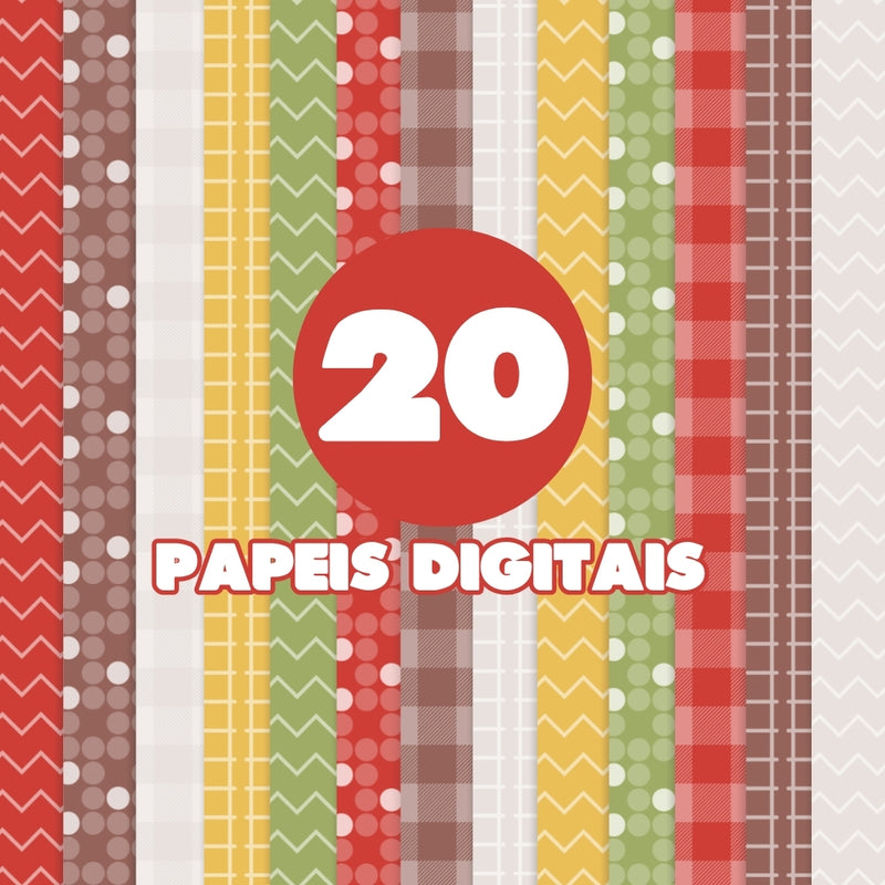 Locomotives Digital Kit – Cliparts, Digital Papers and Fonts