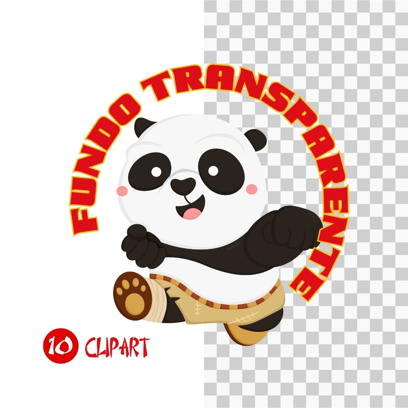 Kung Fu Panda Digital Kit – Cliparts, Digital Papers and Fonts