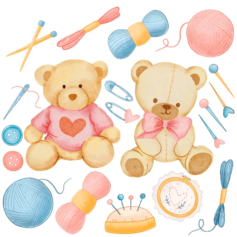Doll World Digital Kit – Cliparts, Digital Papers and Fonts