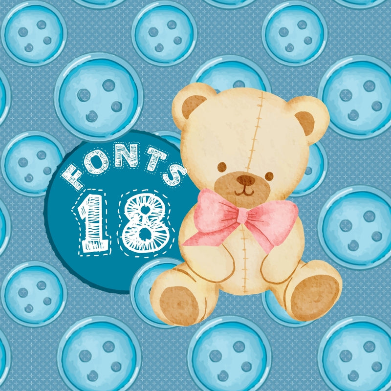 Doll World Digital Kit – Cliparts, Digital Papers and Fonts