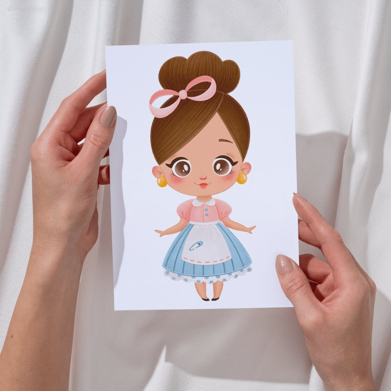Doll World Digital Kit – Cliparts, Digital Papers and Fonts