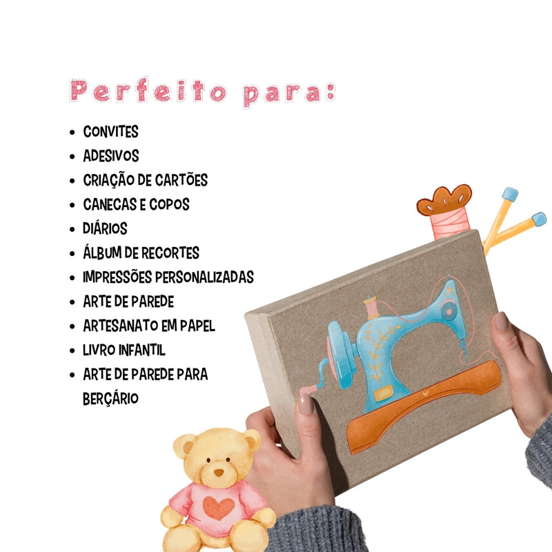 Doll World Digital Kit – Cliparts, Digital Papers and Fonts