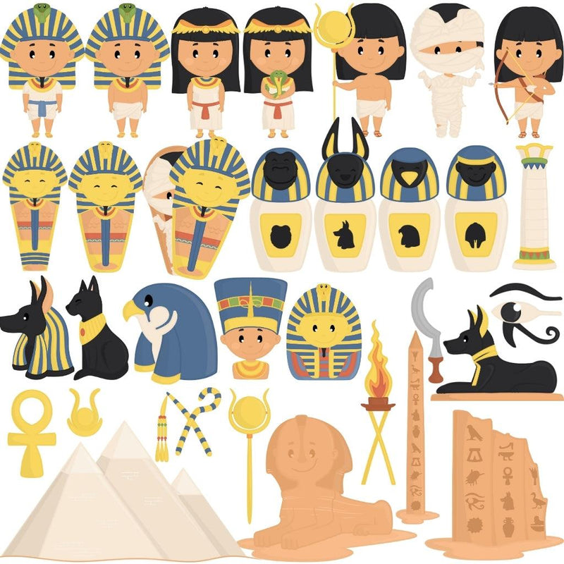 Kit Digital Egipto – Cliparts, Papeles Digitales y Fuentes