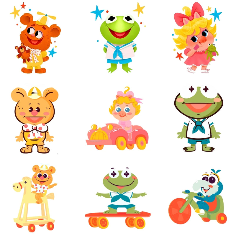 The Muppets Digital Kit – Cliparts, Digital Papers and Fonts