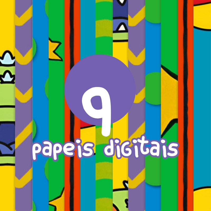 Kit Digital Rugrats – Cliparts, Papéis Digitais