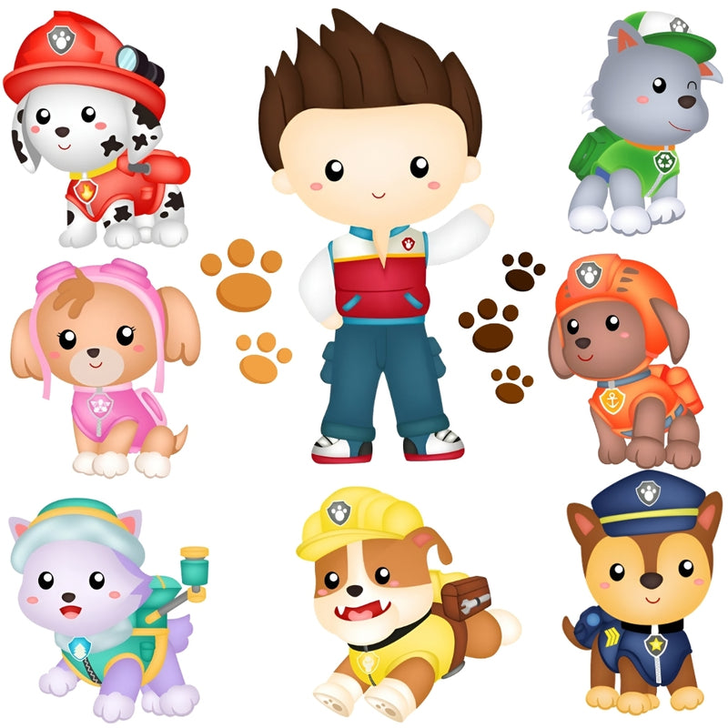 Kit Digital Patrulha Canina – Cliparts, Papéis Digitais e Fontes