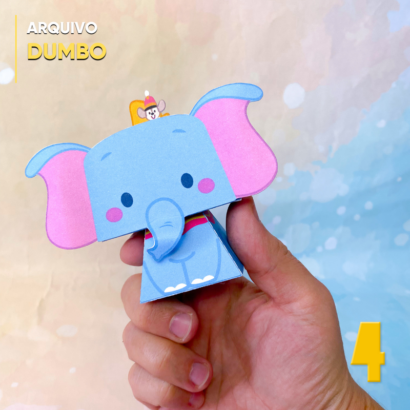 Papertoy Dumbo - Digital File for Cutting