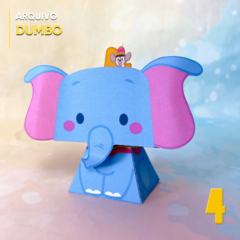 Papertoy Dumbo - Digital File for Cutting