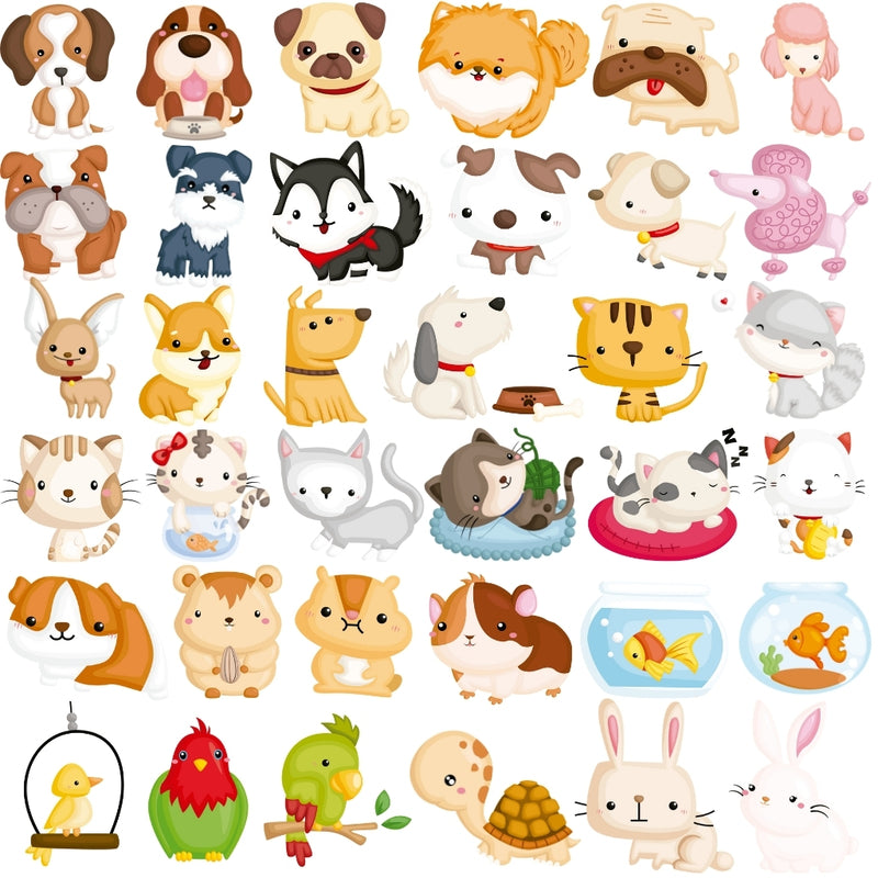 My Mascots Digital Kit – Cliparts, Digital Papers and Fonts
