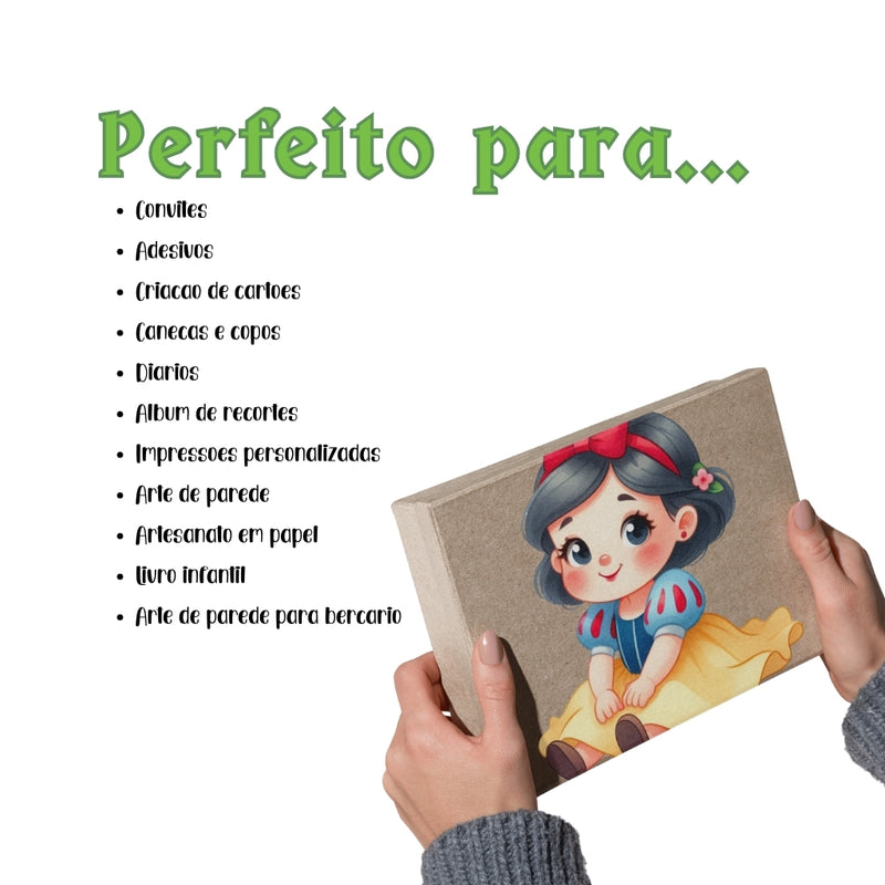 Disney Princess Digital Kit - Cliparts, Digital Papers and Fonts