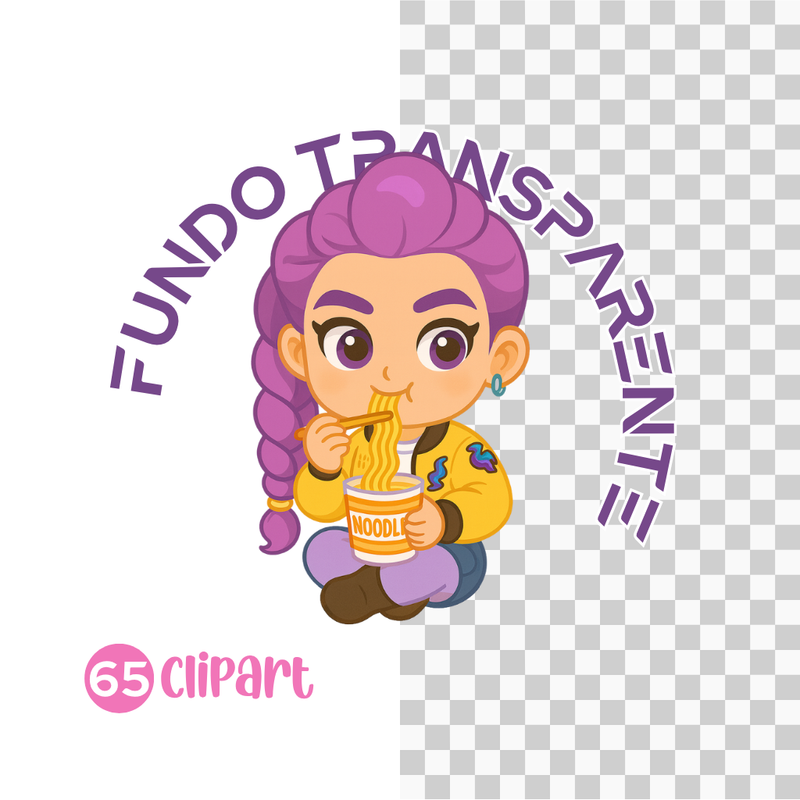 K-Pop Demon Hunters Digital Kit – Cliparts, Digital Papers & Fonts