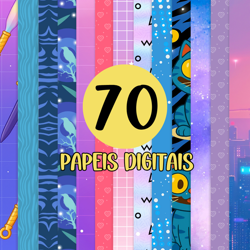 K-Pop Demon Hunters Digital Kit – Cliparts, Digital Papers & Fonts