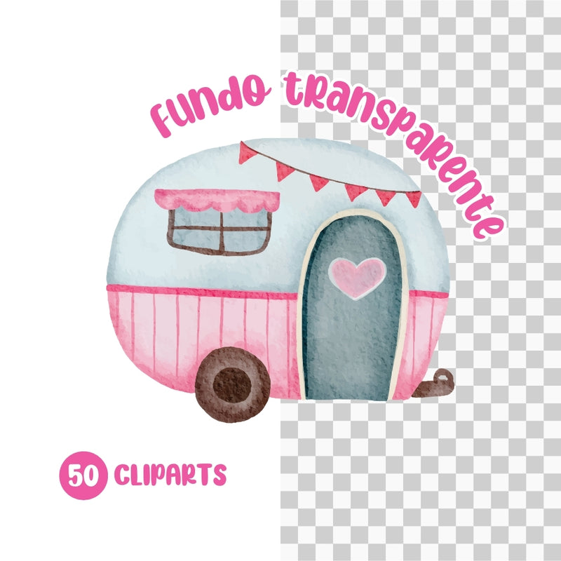Boho Love Cliparts – Digital Kit with 50 Illustrations