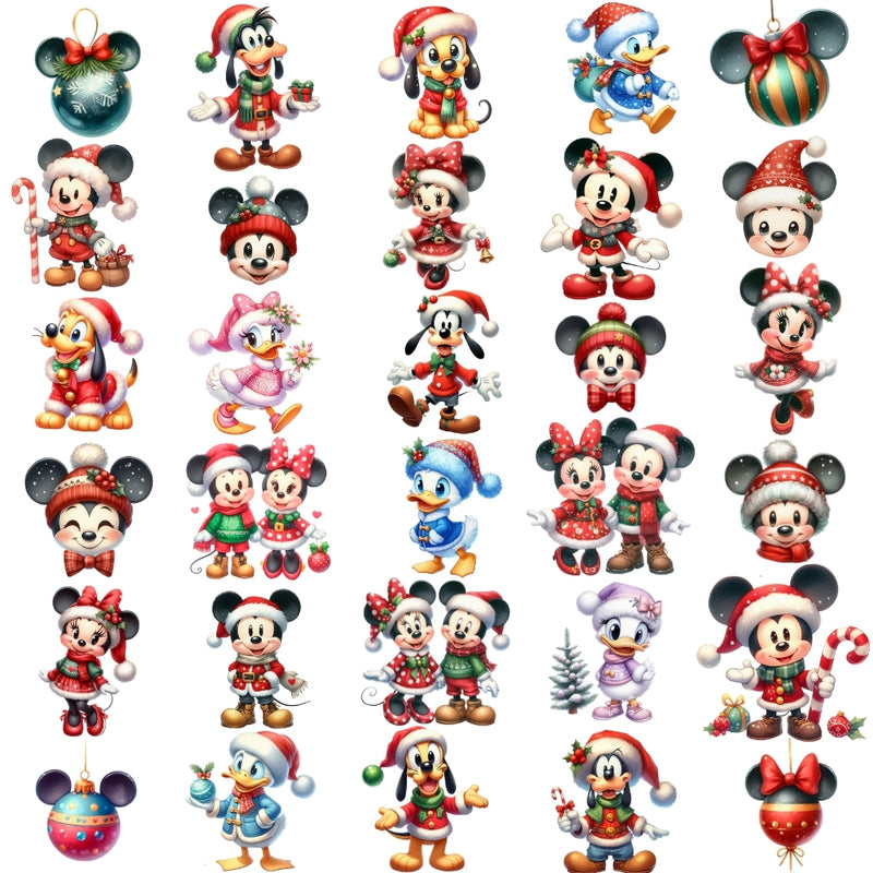 Cliparts Natal do Mickey – Kit Digital com 60 Ilustrações - Quatro Cambalhotas