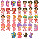 Kit Digital Kpop Demon Hunter Love Valentine - Cliparts, Papéis Digitais e Fontes