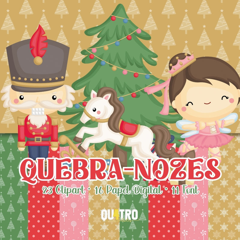 The Nutcracker Digital Kit – Cliparts, Digital Papers and Fonts