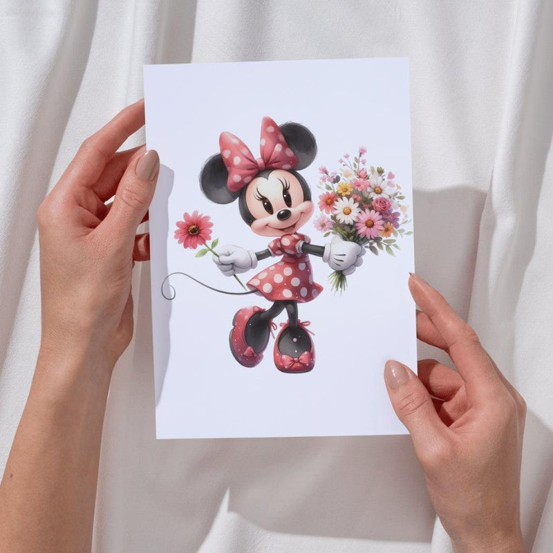 Mickey and Minnie Love Cliparts – Digital Kit with 51 Illustrations