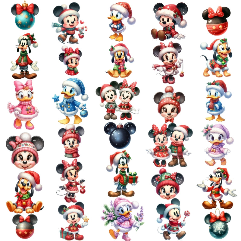 Cliparts Natal do Mickey – Kit Digital com 60 Ilustrações - Quatro Cambalhotas