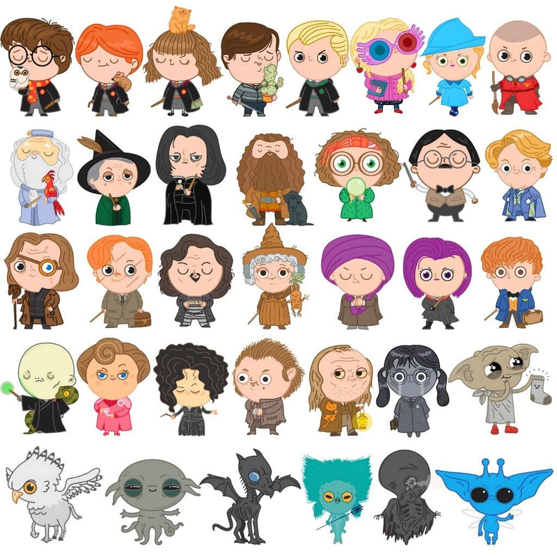 Kit Digital Harry Potter Chibi – Cliparts, Papéis Digitais e Fontes - Quatro Cambalhotas