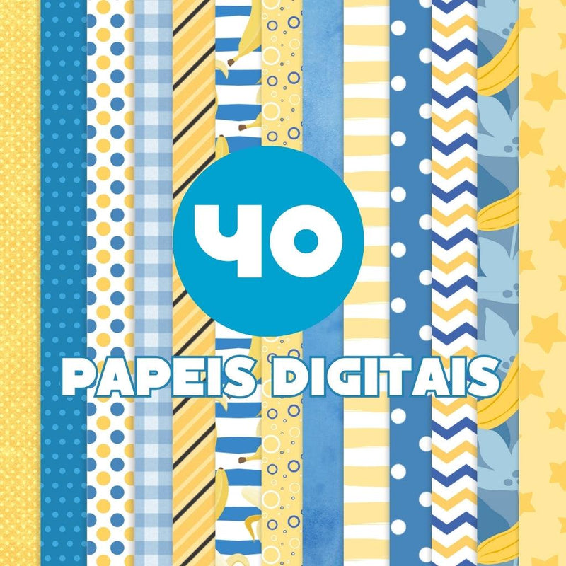 Kit Digital Meu Malvado Favorito – Cliparts, Papéis Digitais e Fontes - Quatro Cambalhotas