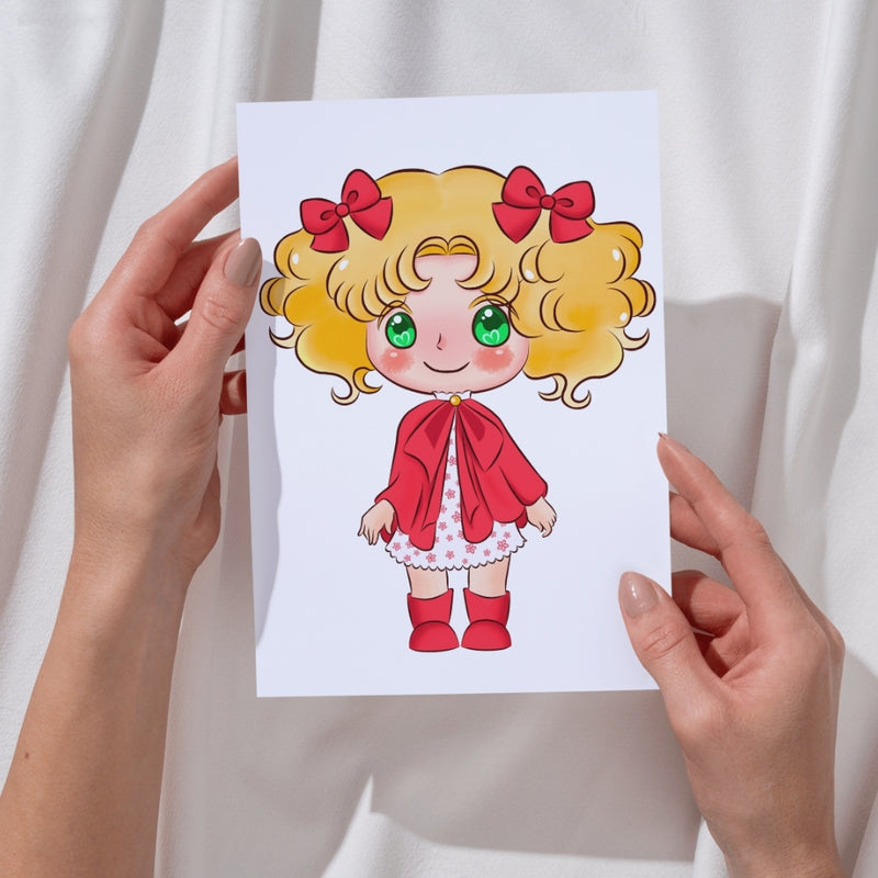 Strawberry Shortcake and Little Lulu Digital Kit – Cliparts, Digital Papers and Fonts