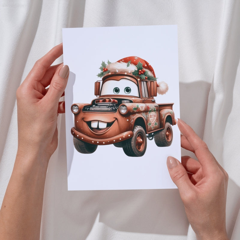 Cliparts Natal dos Carros – Kit Digital com 14 Ilustrações - Quatro Cambalhotas
