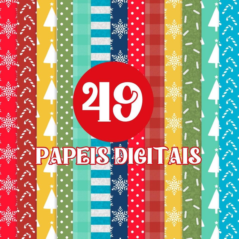 Kit Digital Natal do Toy Story – Cliparts, Papéis Digitais e Fontes - Quatro Cambalhotas