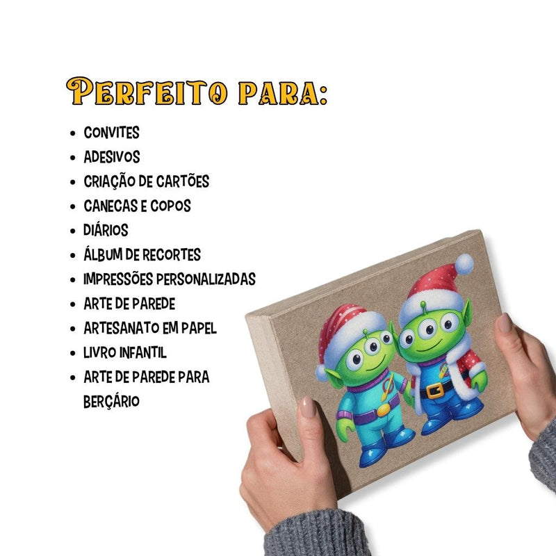 Kit Digital Natal do Toy Story – Cliparts, Papéis Digitais e Fontes - Quatro Cambalhotas