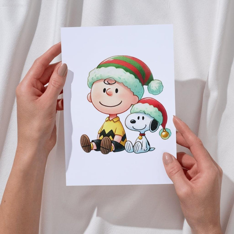Kit Digital Natal do Snoopy – Cliparts, Papéis Digitais e Fontes