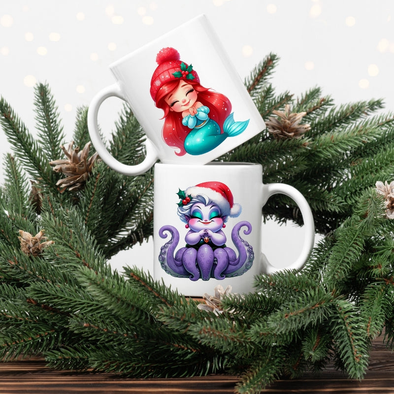 Cliparts Natal Princesas e Vilões – Kit Digital com 24 Ilustrações - Quatro Cambalhotas
