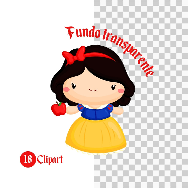 Kit Digital Branca de Neve