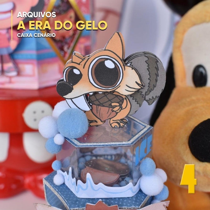 Caixa A Era do Gelo – Arquivo Digital para Recorte - Quatro Cambalhotas