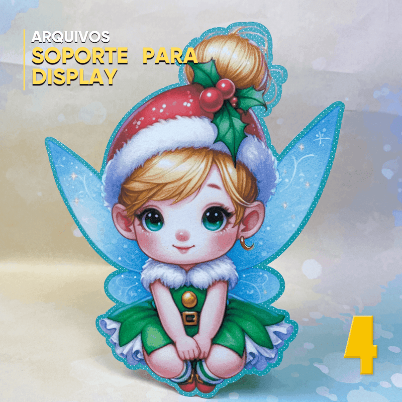 Arquivo Gratuito - Suporte Display Tinker Bell - Quatro Cambalhotas