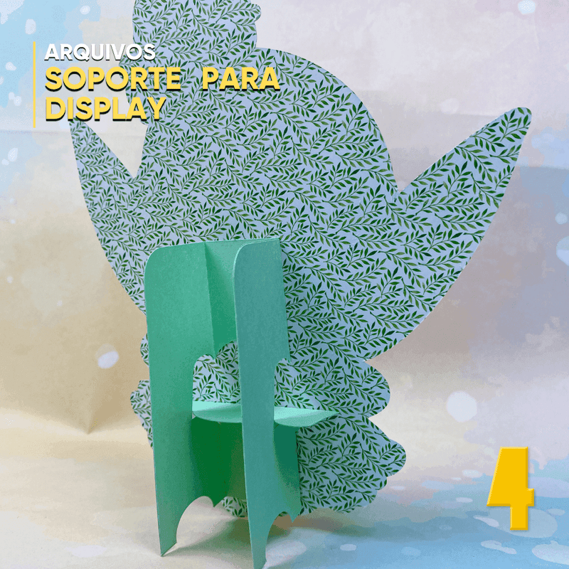 Arquivo Gratuito - Suporte Display Tinker Bell - Quatro Cambalhotas