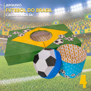Caixa Bandeja Brasil Futebol – Arquivo Digital para Recorte