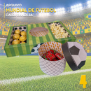 Caixa Bandeja Mundial de Futebol – Arquivo Digital para Recorte