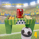 Caixa Bandeja Mundial de Futebol – Arquivo Digital para Recorte