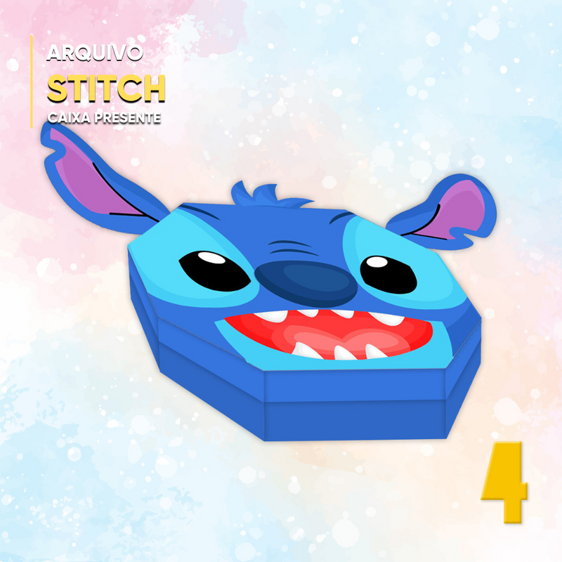Lilo and Stitch Gift Box - Digital File for Cutting