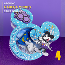 Caixa Cabeça Mickey – Arquivo Digital para Recorte