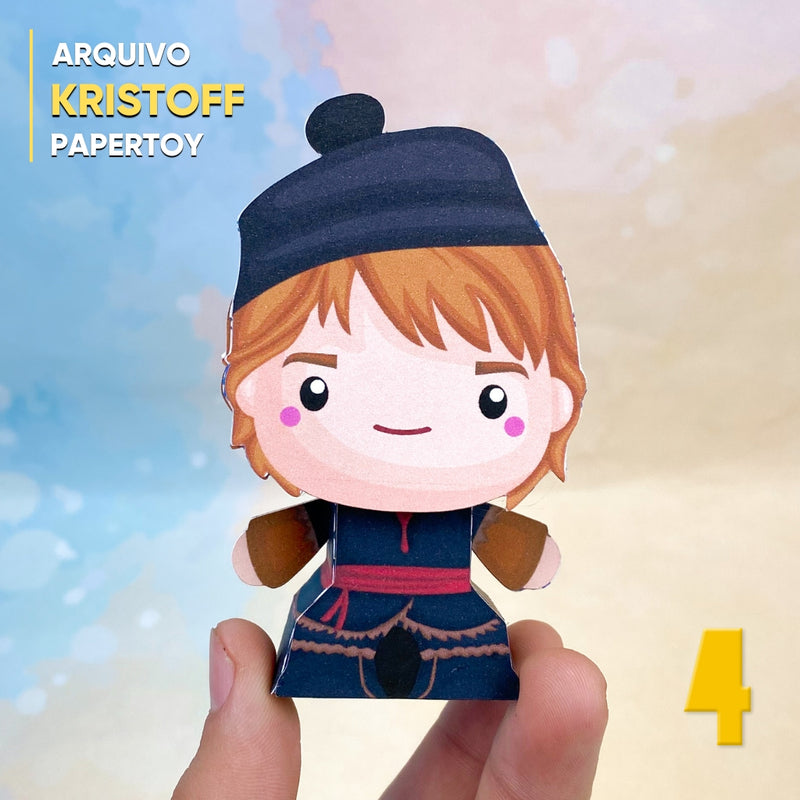 Papertoy Kristoff - Digital Cutout File