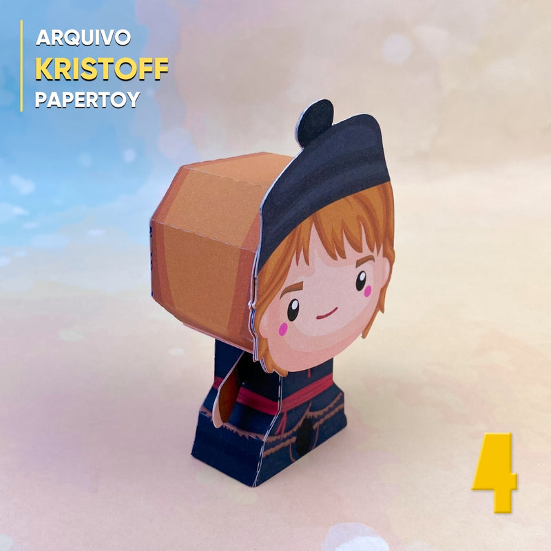 Papertoy Kristoff - Digital Cutout File