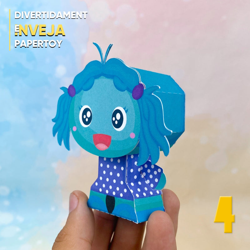 Papertoy Inveja – Arquivo Digital para Recorte
