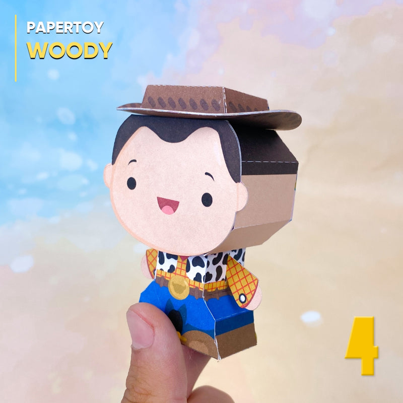 Papertoy Woody 2 – Arquivo Digital para Recorte